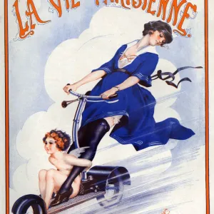 1920s France La Vie Parisienne Magazine Cover