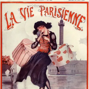 1920s France La Vie Parisienne Magazine Cover