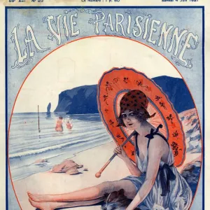 1920s France La Vie Parisienne Magazine Cover