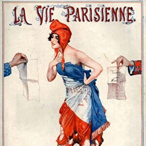 1920s France La Vie Parisienne Magazine Cover