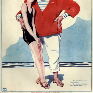 1920s France La Vie Parisienne Magazine Cover