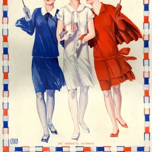 1920s France La Vie Parisienne Magazine Cover