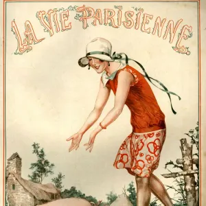 1920s France La Vie Parisienne Magazine Cover