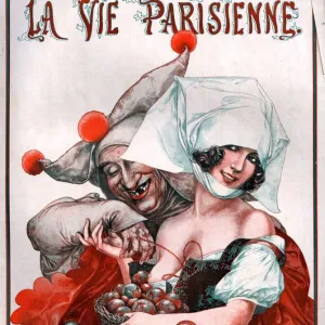 1920s France La Vie Parisienne Magazine Cover