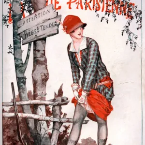 1920s France La Vie Parisienne Magazine Cover