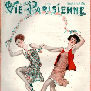 1920s France La Vie Parisienne Magazine Cover