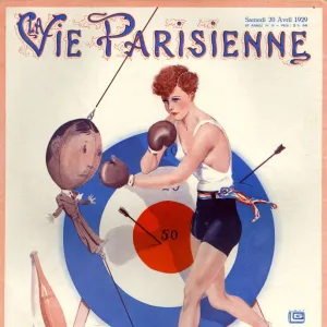 1920s France La Vie Parisienne Magazine Cover