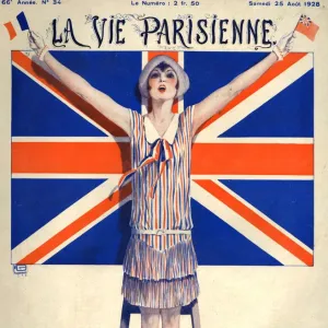 1920s France La Vie Parisienne Magazine Cover