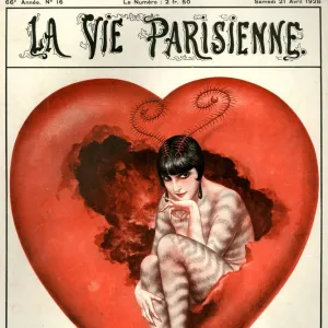 1920s France La Vie Parisienne Magazine Cover