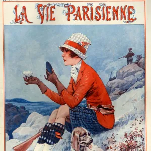 1920s France La Vie Parisienne Magazine Cover