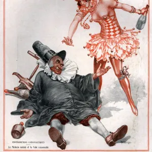 1920s France La Vie Parisienne Magazine Cover