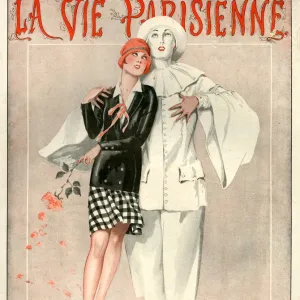 1920s France La Vie Parisienne Magazine Cover