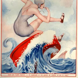 1920s France La Vie Parisienne Magazine Cover