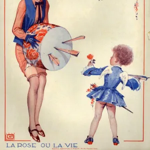 1920s France La Vie Parisienne Magazine Cover