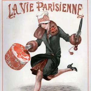 1920s France La Vie Parisienne Magazine Cover