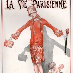 1920s France La Vie Parisienne Magazine Cover