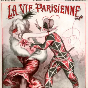 1920s France La Vie Parisienne Magazine Cover