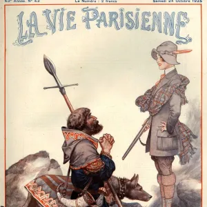 1920s France La Vie Parisienne Magazine Cover