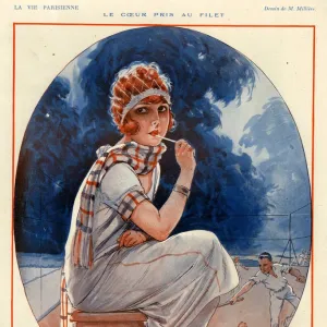 1920s, France, La Vie Parisienne, Magazine Plate