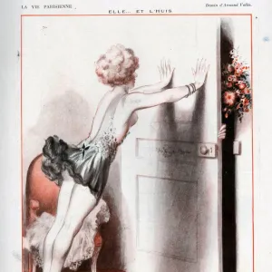 1920s, France, La Vie Parisienne, Magazine Plate