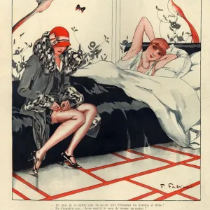 1920s, France, La Vie Parisienne, Magazine Plate