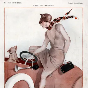 1920s, France, La Vie Parisienne, Magazine Plate