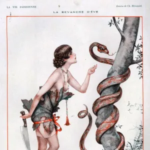 1920s, France, La Vie Parisienne, Magazine Plate