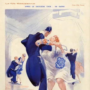 1920s, France, La Vie Parisienne, Magazine Plate