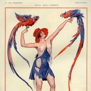 1920s, France, La Vie Parisienne, Magazine Plate