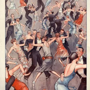 1920s, France, La Vie Parisienne, Magazine Plate