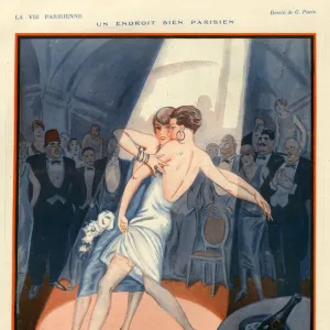 1920s, France, La Vie Parisienne, Magazine Plate