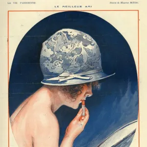 1920s, France, La Vie Parisienne, Magazine Plate