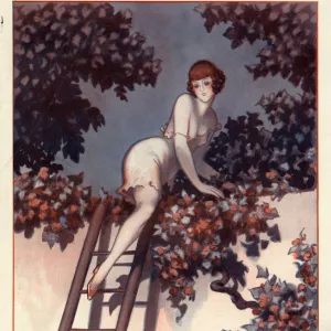 1920s, France, La Vie Parisienne, Magazine Plate