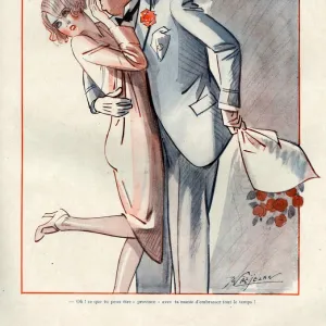 1920s, France, La Vie Parisienne, Magazine Plate