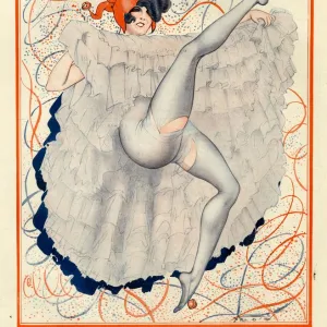 1920s, France, La Vie Parisienne, Magazine Plate