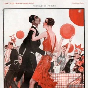 1920s, France, La Vie Parisienne, Magazine Plate