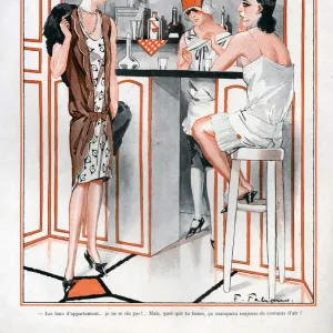 1920s, France, La Vie Parisienne, Magazine Plate