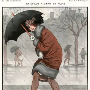 1920s France La Vie Parisienne Magazine Plate