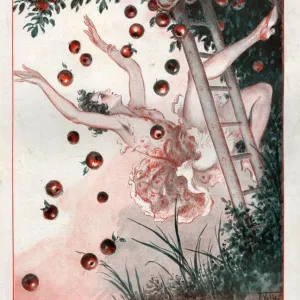 1920s, France, La Vie Parisienne, Magazine Plate