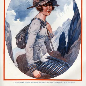 1920s, France, La Vie Parisienne, Magazine Plate