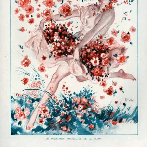 1920s, France, La Vie Parisienne, Magazine Plate