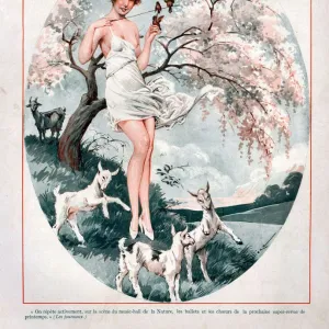 1920s, France, La Vie Parisienne, Magazine Plate