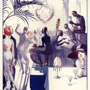 Los años 1920 Francia La Vida Parísina Revista Placa. Los años 1920 Francia La Vida Parísina Revista Placa.