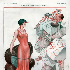 1920s, France, La Vie Parisienne, Magazine Plate