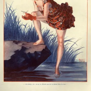 1920s, France, La Vie Parisienne, Magazine Plate