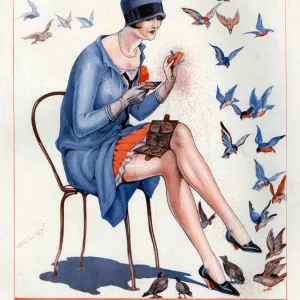 1920s, France, La Vie Parisienne, Magazine Plate