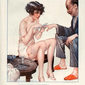 1920s, France, La Vie Parisienne, Magazine Plate