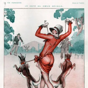 1920s France La Vie Parisienne Magazine Plate