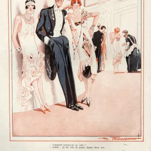 1920s, France, La Vie Parisienne, Magazine Plate