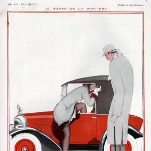 1920s, France, La Vie Parisienne, Magazine Plate